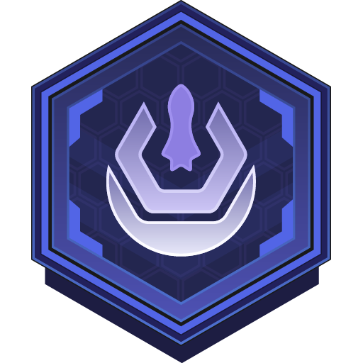 Gold VIP badge